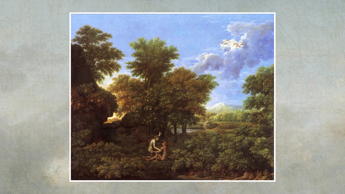 Spring, or The Earthly Paradise, by Nicolas Poussin