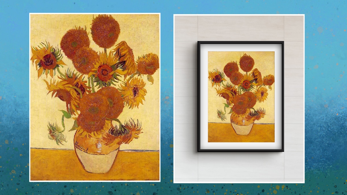 sunflowers painting by van gogh