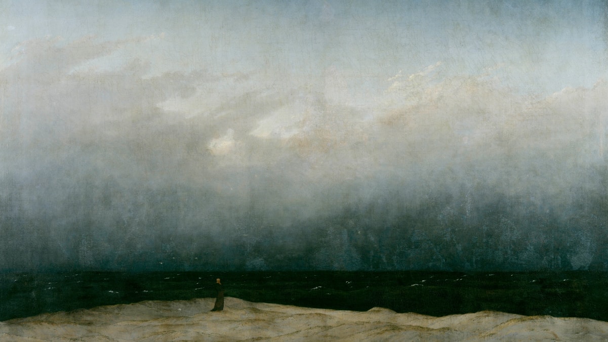 The Monk By The Sea by Caspar David Freidrich