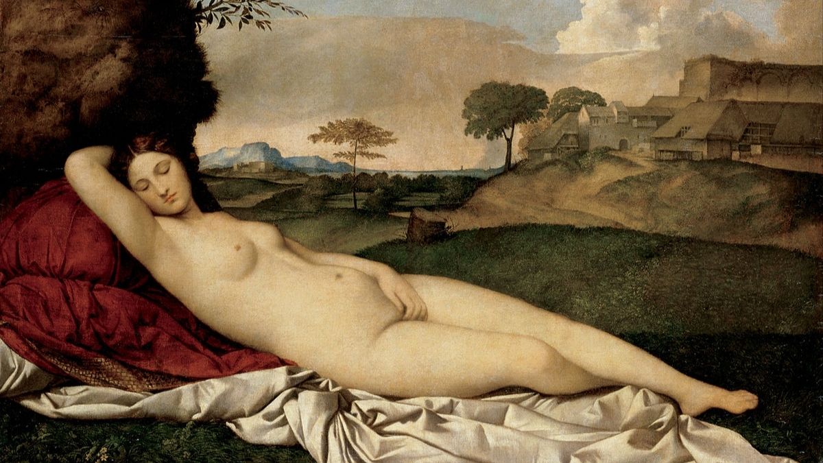 The sleeping Venus painted By Giorgione is a famous painting of woman from the 16th century. 