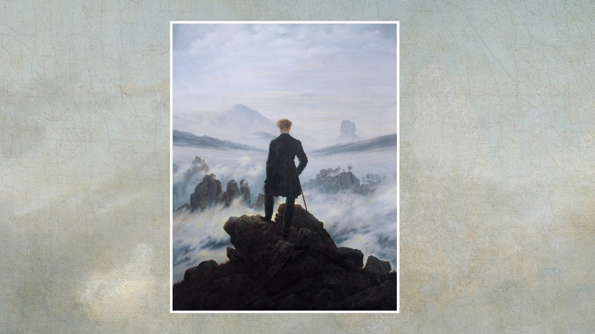 Wanderer Above The Sea Of Fog by Casper David Friedrich 