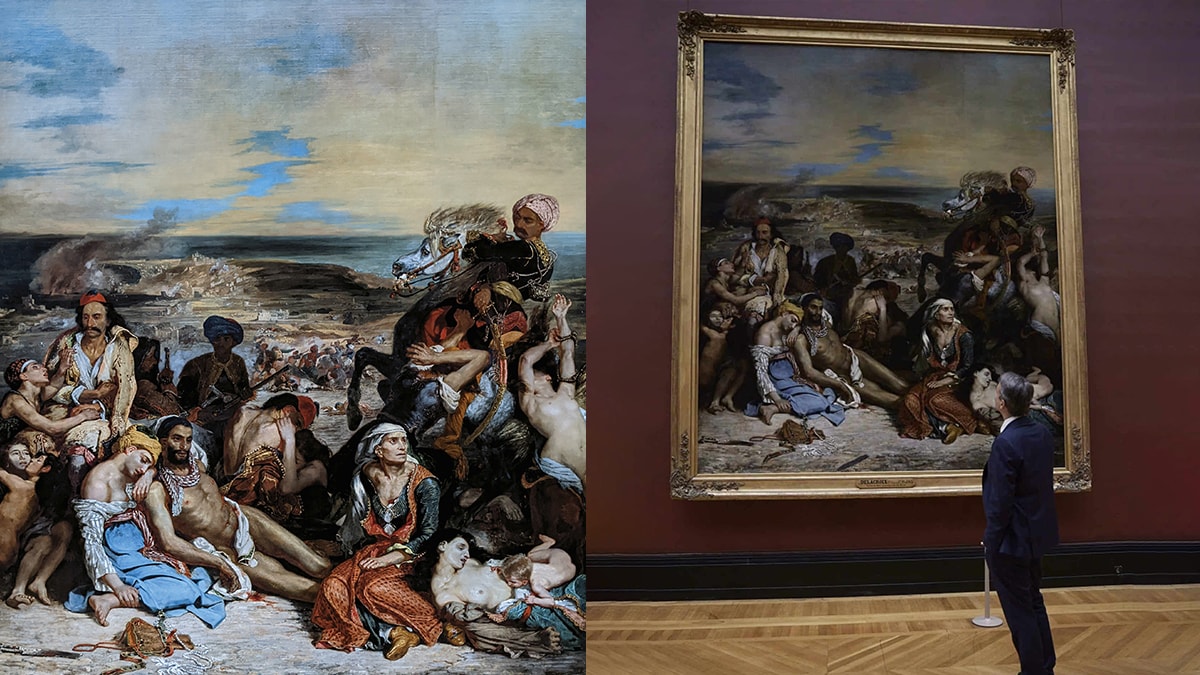 The Massacre at Chios (1824) - Eugene Delacroix  