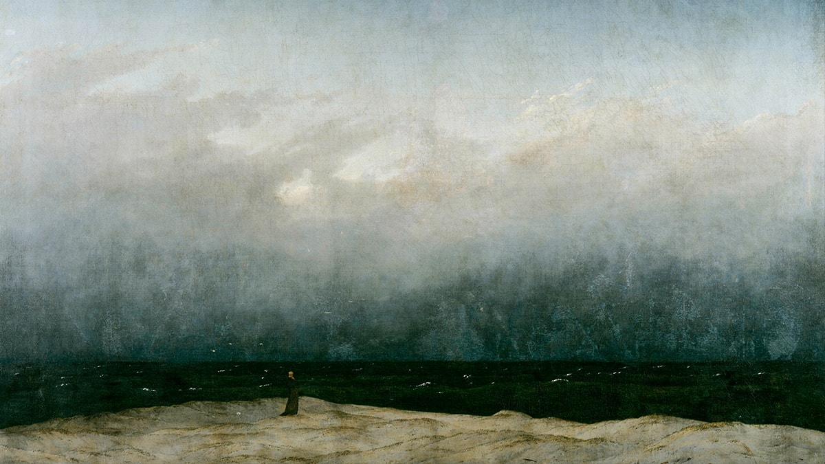 The Monk by the Sea (1810) - Caspar David Friedrich 