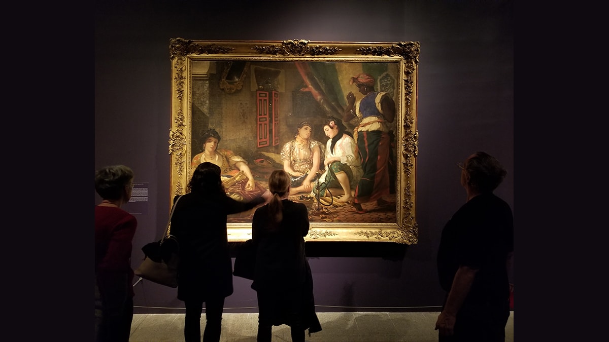 Women of Algiers (1834) - Eugene Delacroix 