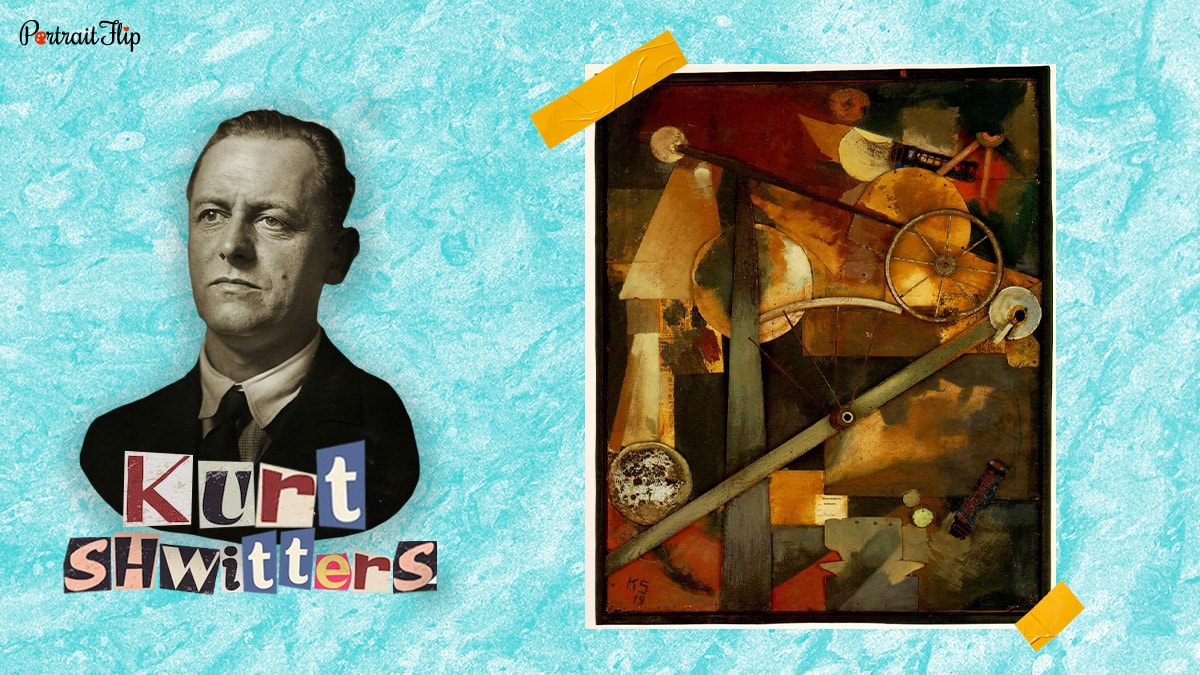 Kurt Schwitters and his famous Dada work, Construction for Noble Ladies, 1919