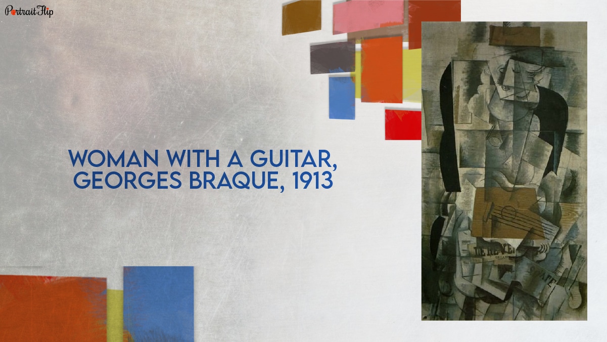 Woman with a Guitar, one of the famous cubist painting