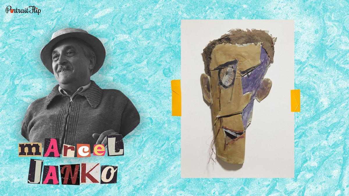 Marcel Janco and his famous Dada work, Mask, Portrait of Tzara, 1919
