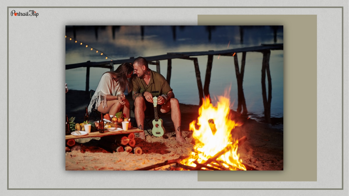 Proposal at camping is one of the beautiful ways to propose.