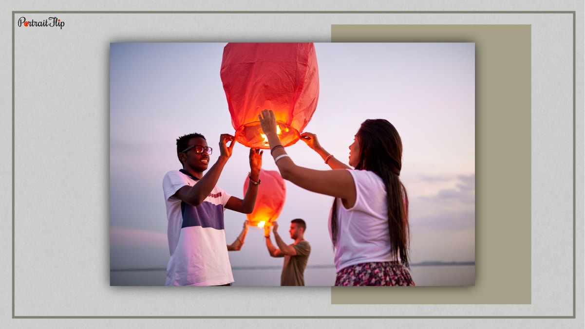 blowing paper lanterns together is one of the best proposal ideas. 