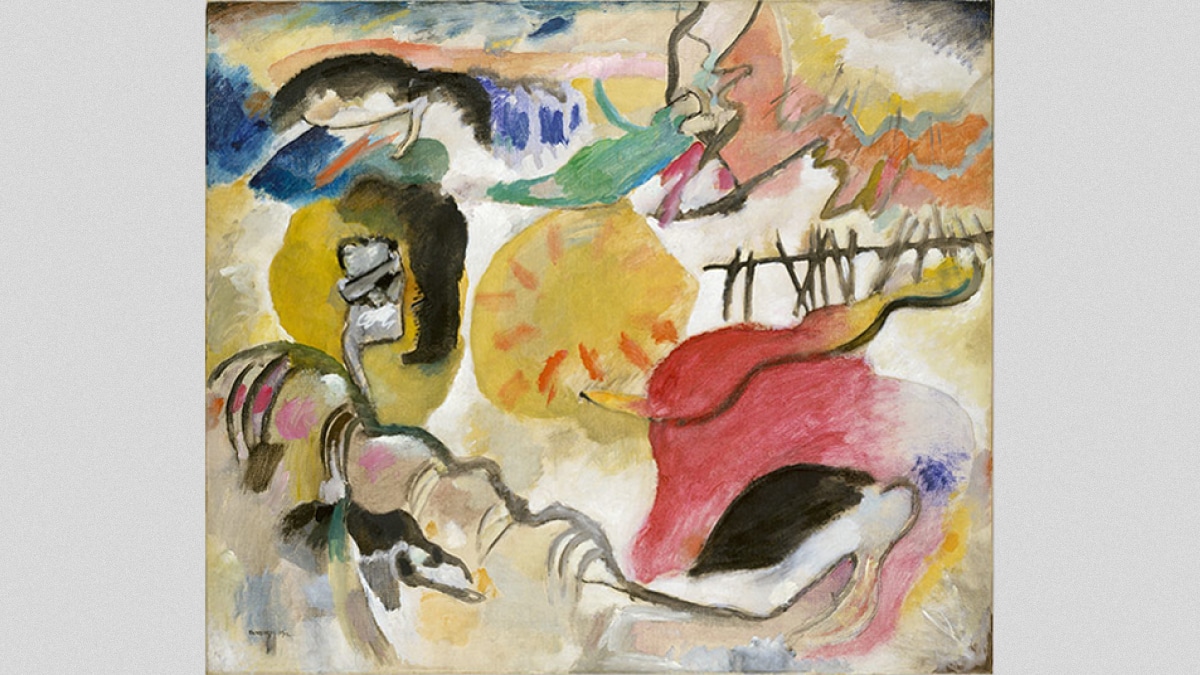 Improvisation 27 is one of the best paintings by Kandinsky. 