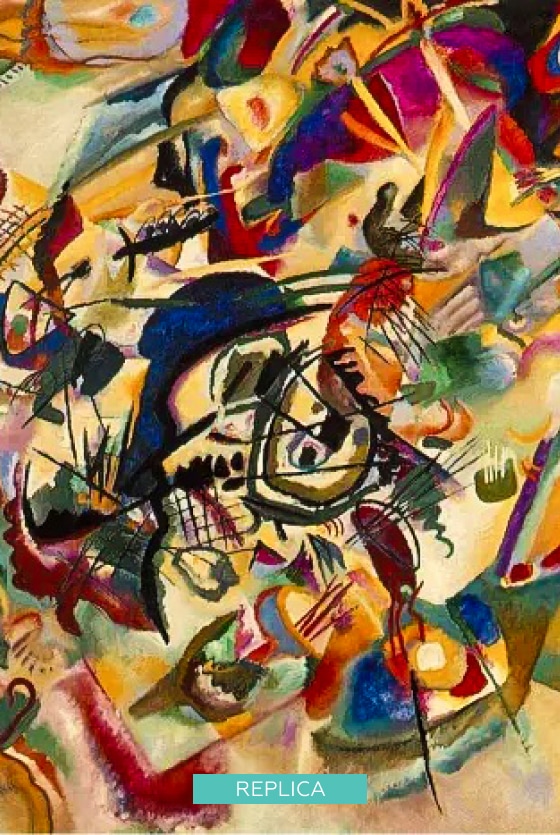 Picture With A Circle, Kandinsky (a.k.a Composition VII), 1911 - 02
