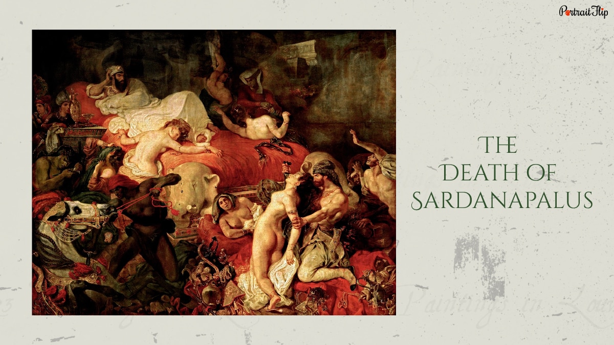 The Death of Sardanapalus is one of the best paintings of Louvre.