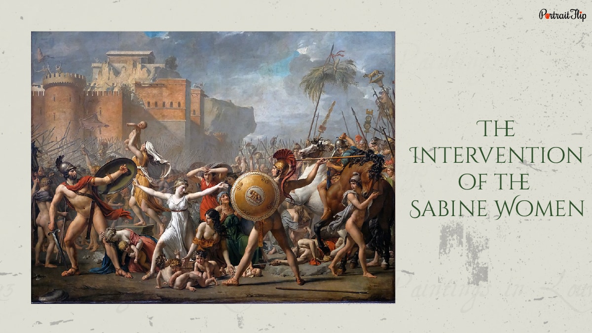 The Intervention of the Sabine Women is one of the best paintings of Louvre.