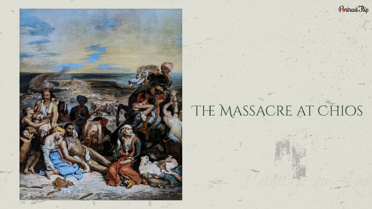 The Massacre at Chios is the Louvre museum artwork. 