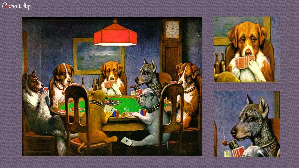 Dogs Playing Poker Disastrous Or The Most Successful Dog Art
