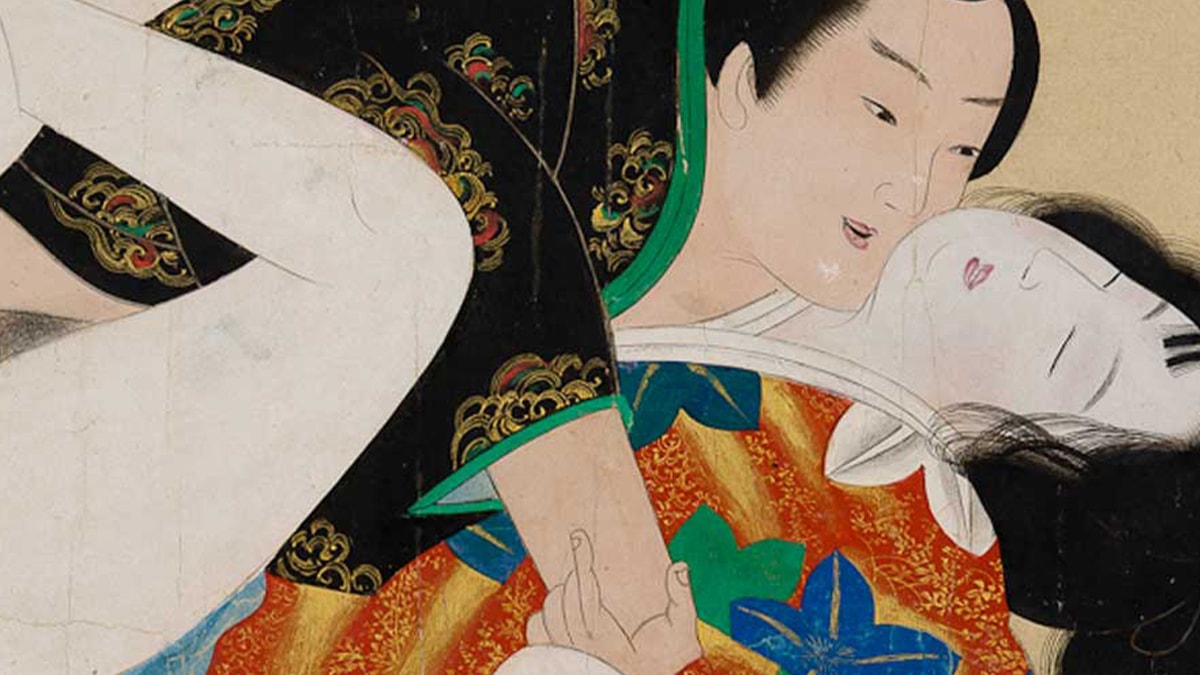 one of the most famous Japanese erotic paintings