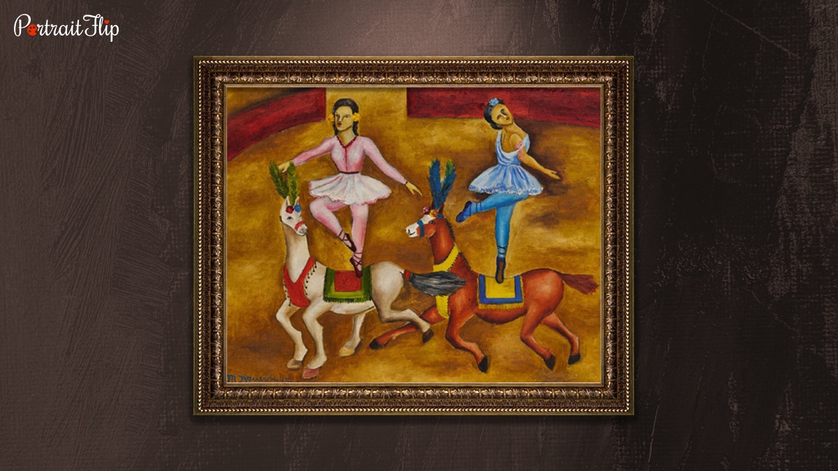 Caballista del Circo is one of the famous paintings from Mexico