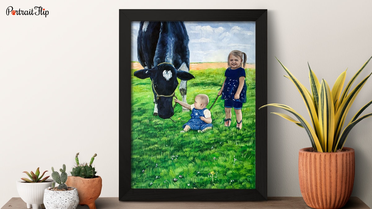 Cow painting