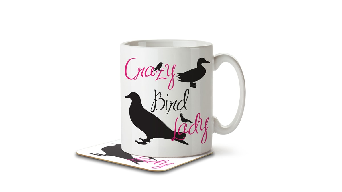 Crazy Bird Lady Mug 