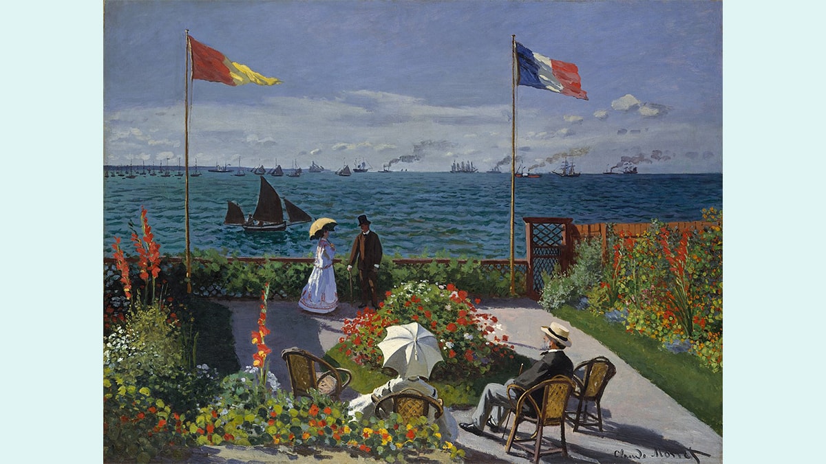 Famous painting by Claude Monet. 