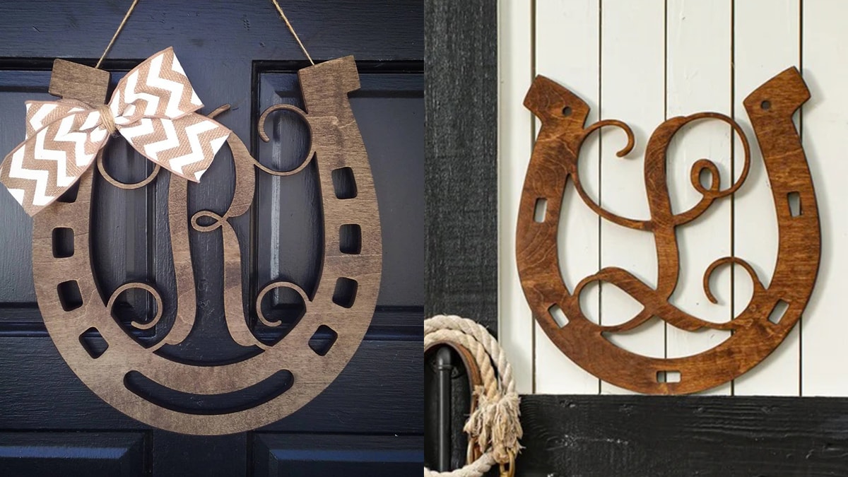 Horse Shoe Monogram