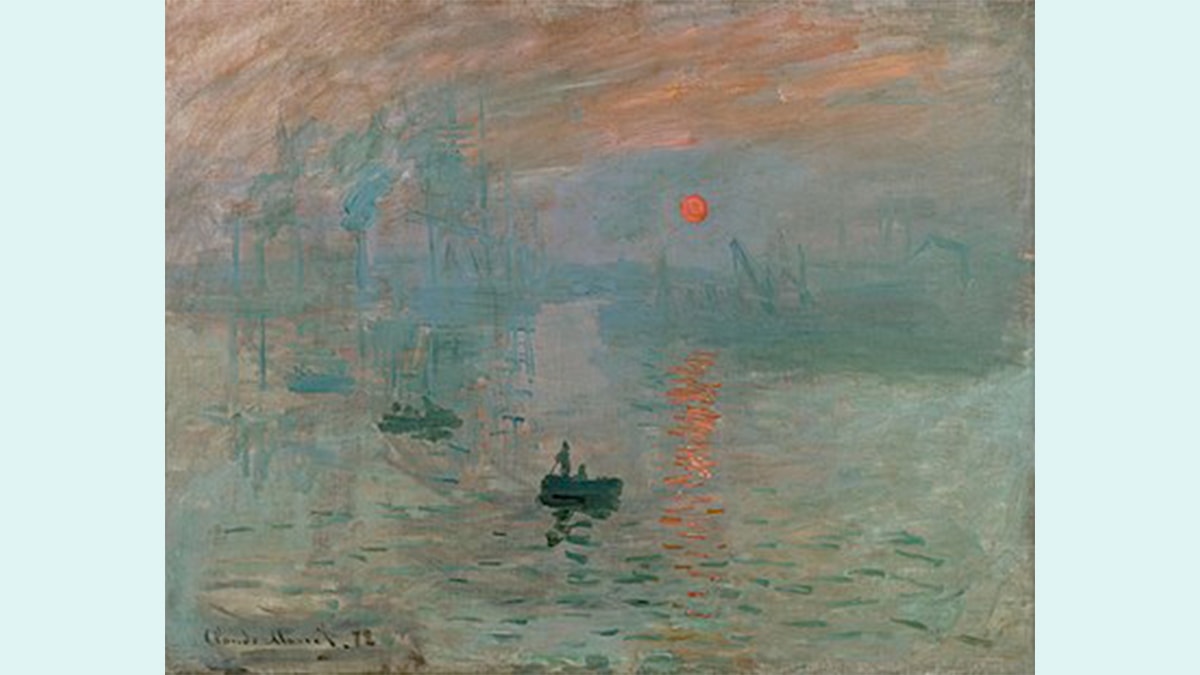 Impressions, sunrise  painting by Claude Monet. 