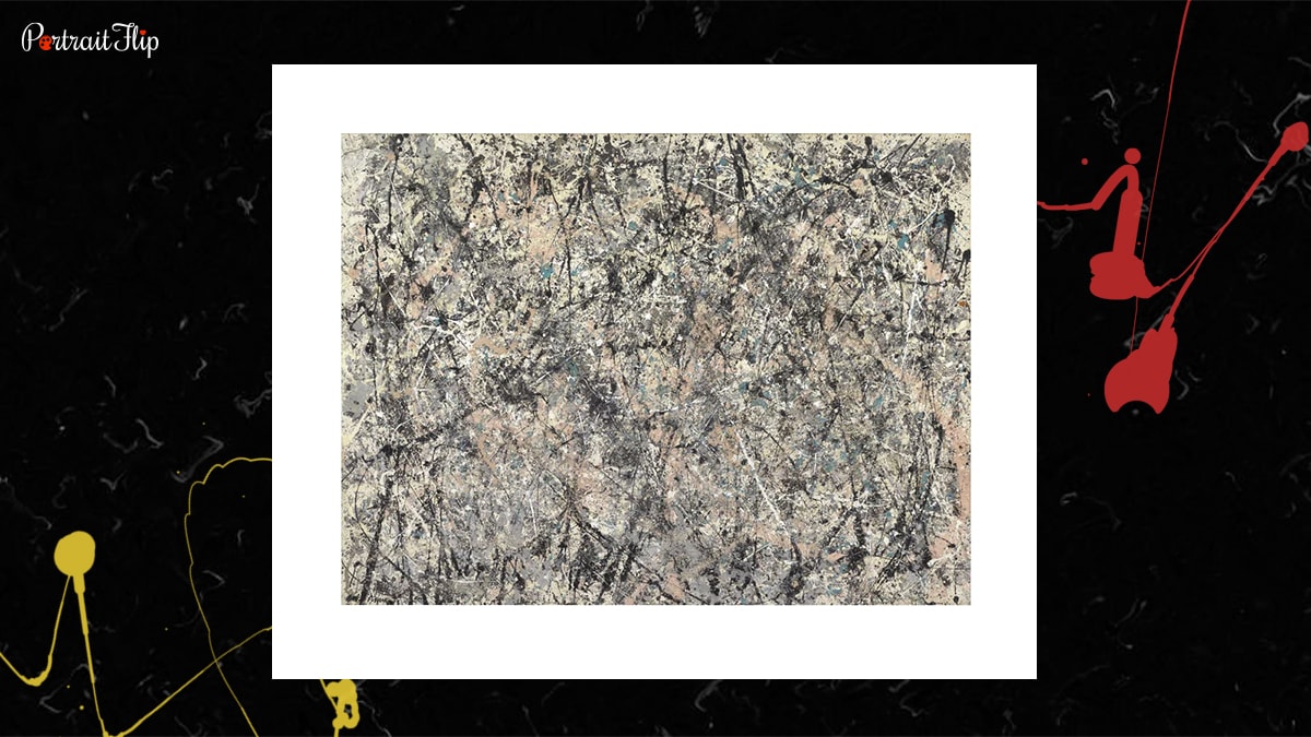 Painting Number 1 (Lavender Mist) which is one of the famous paintings by Jackson Pollock.