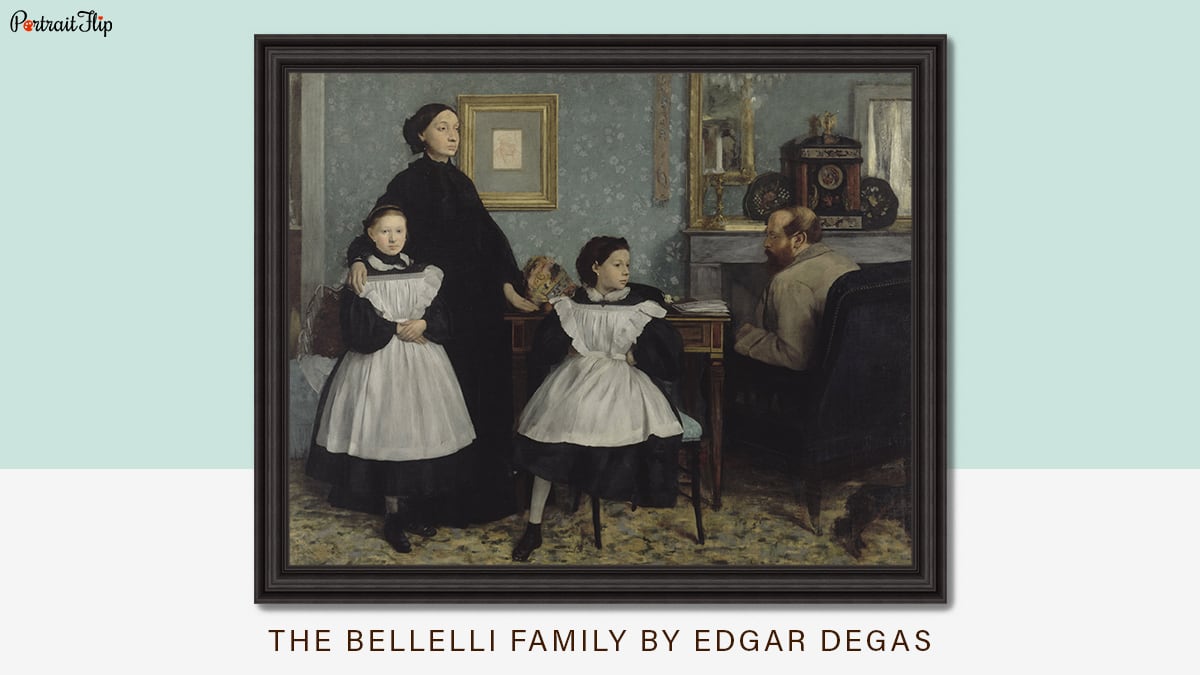 The famous painting of the Bellelli Family by Edgar Degas.