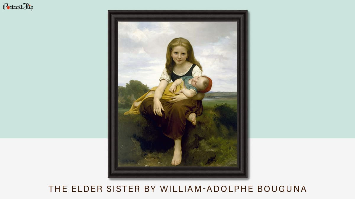 The Elder Sister by William-Adolphe Bouguna. 