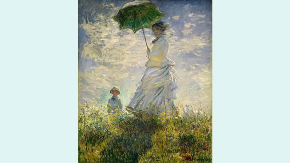 Famous painting painting by Claude Monet. 