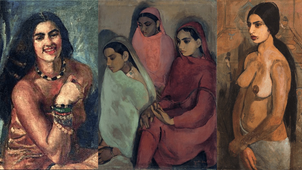 Amrita Sher-Gil's famous paintings
