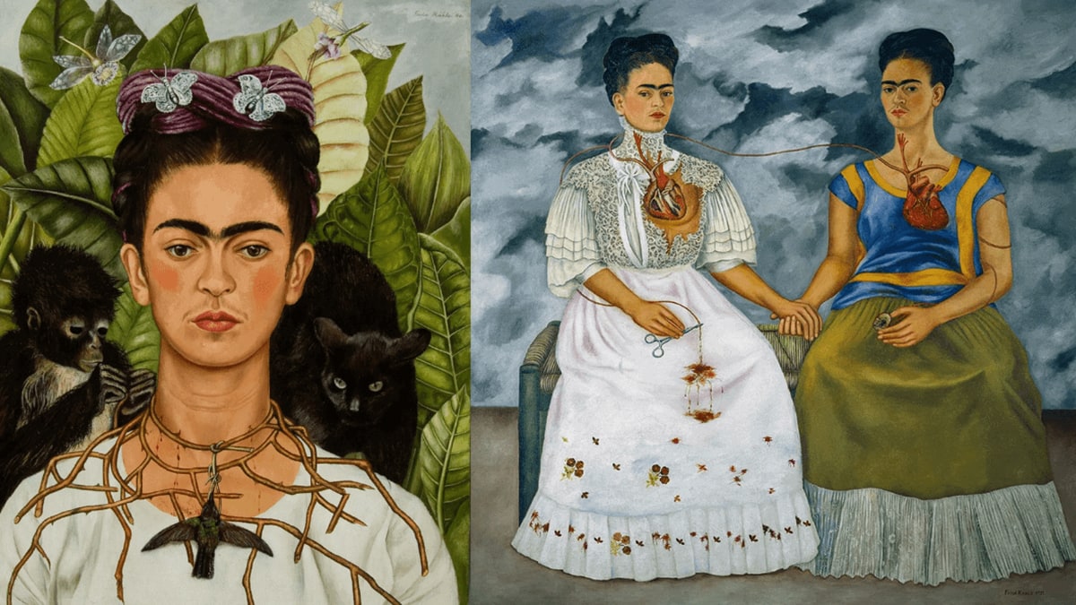 Frida Kahlo's famous paintings 