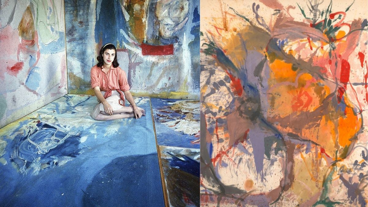 Helen Frankenthaler famous painting
