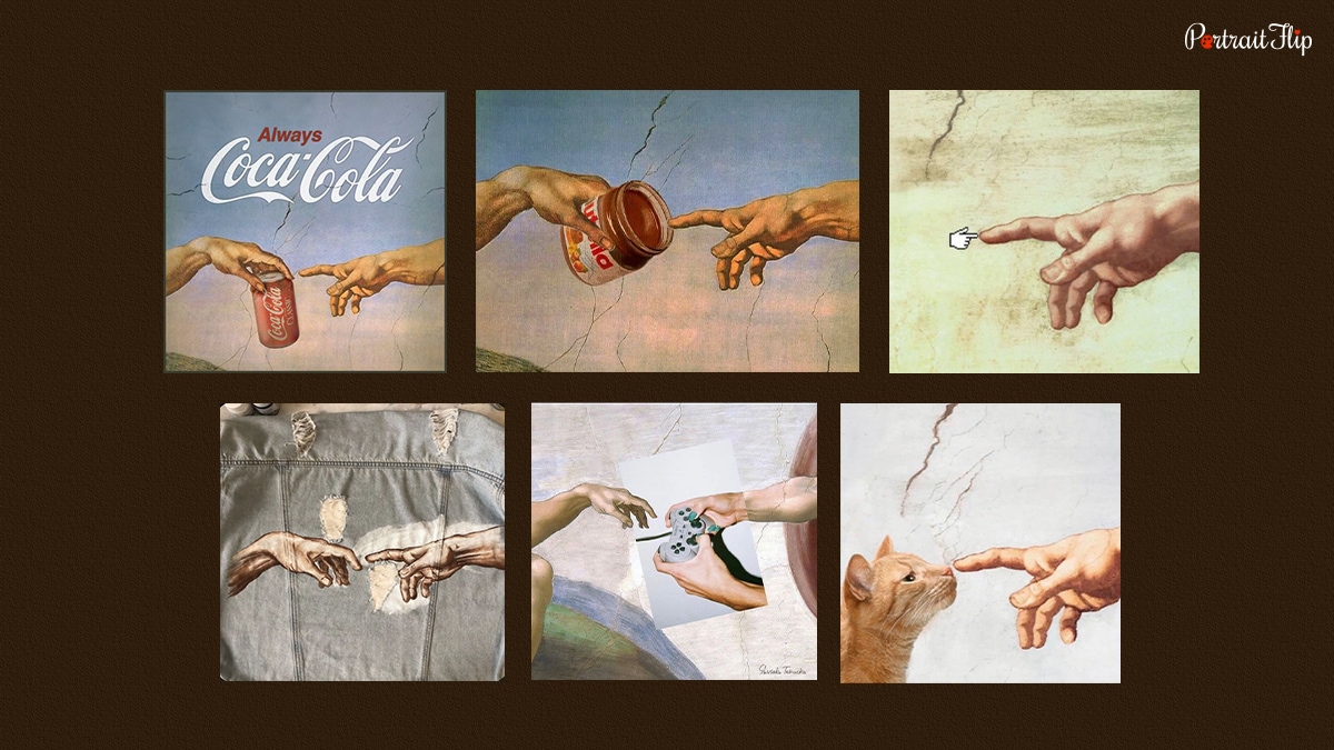 influence of the painting by Michelangelo. 