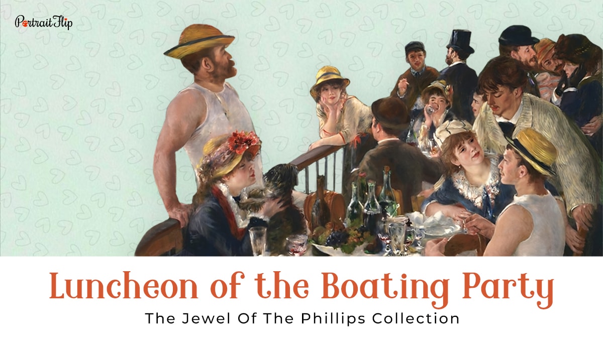the cover photo of luncheon of the boating party