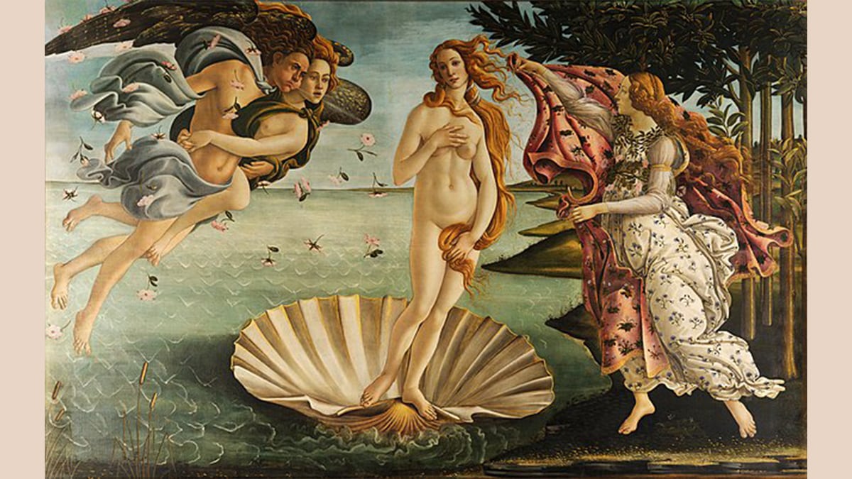 The Birth of Venus is a painting by Botticelli. 