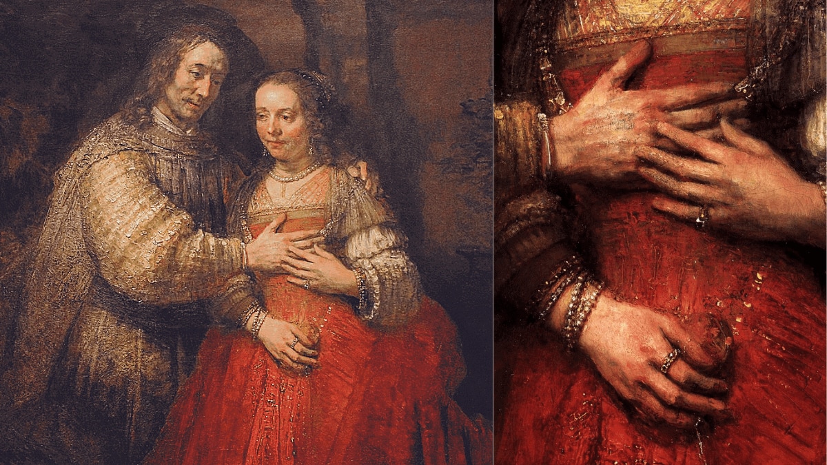 The Jewish Bride by Rembrandt.