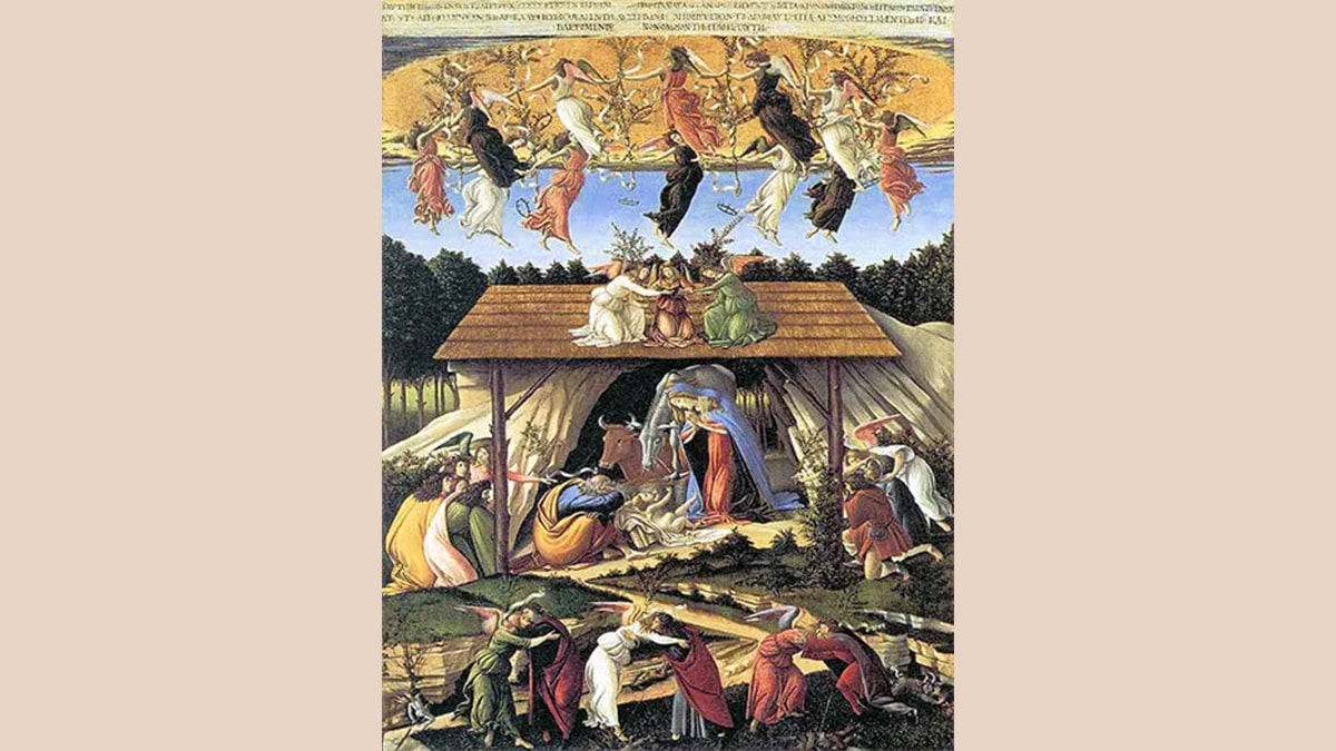 The Mystical Nativity by Botticelli 