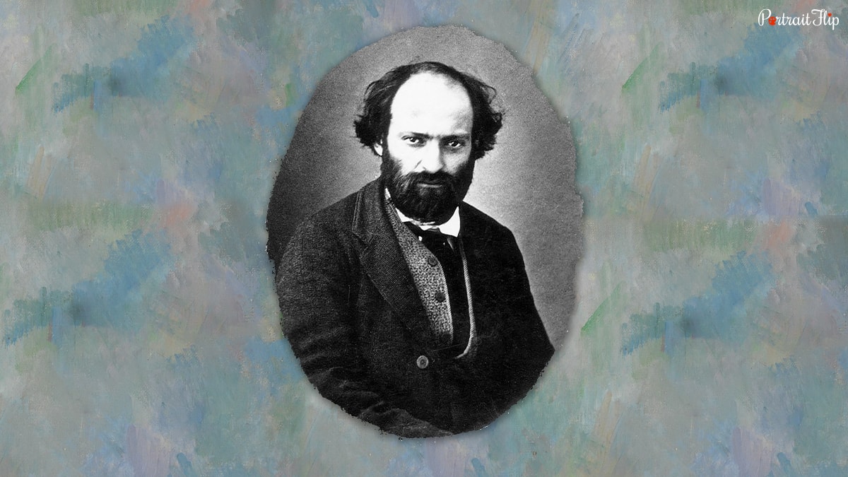Portrait of Paul Cezanne a post-impressionist artist.