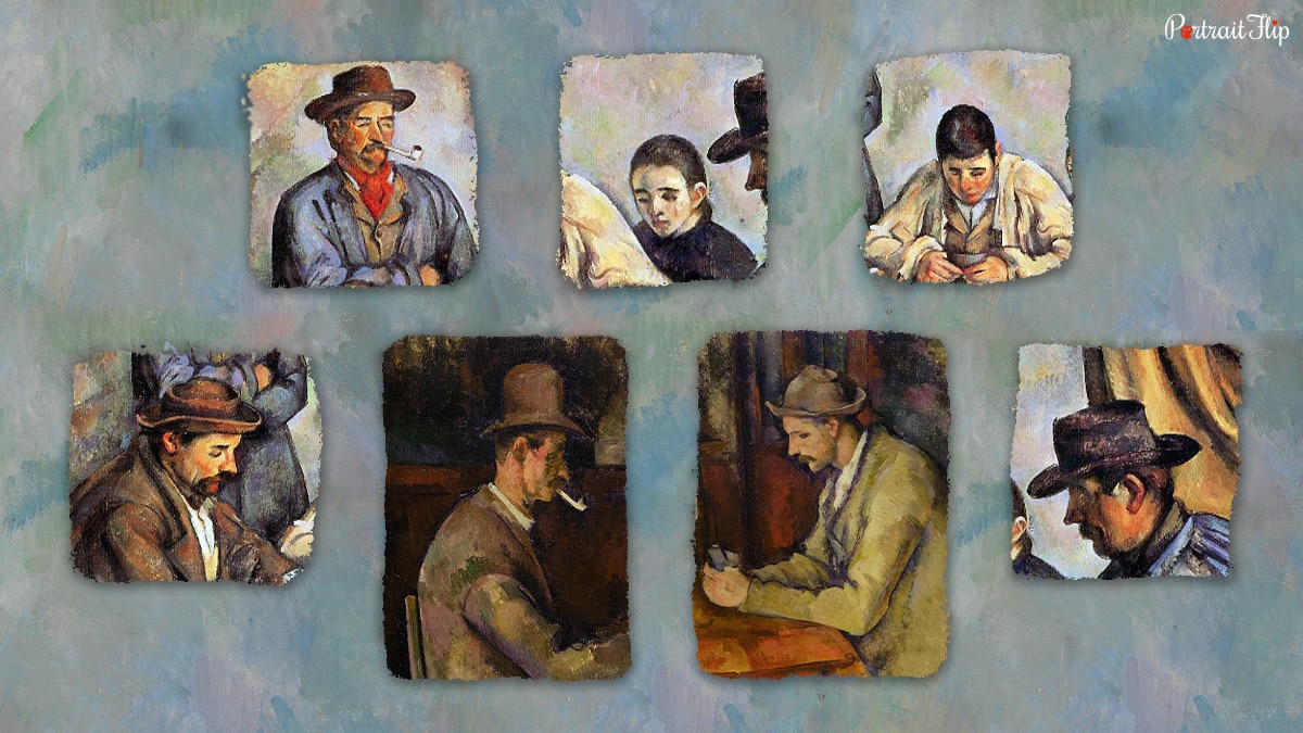 The players of the painting The Card Players.