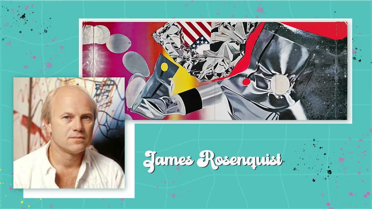 One of the artists of Pop art movement James Rosenquist