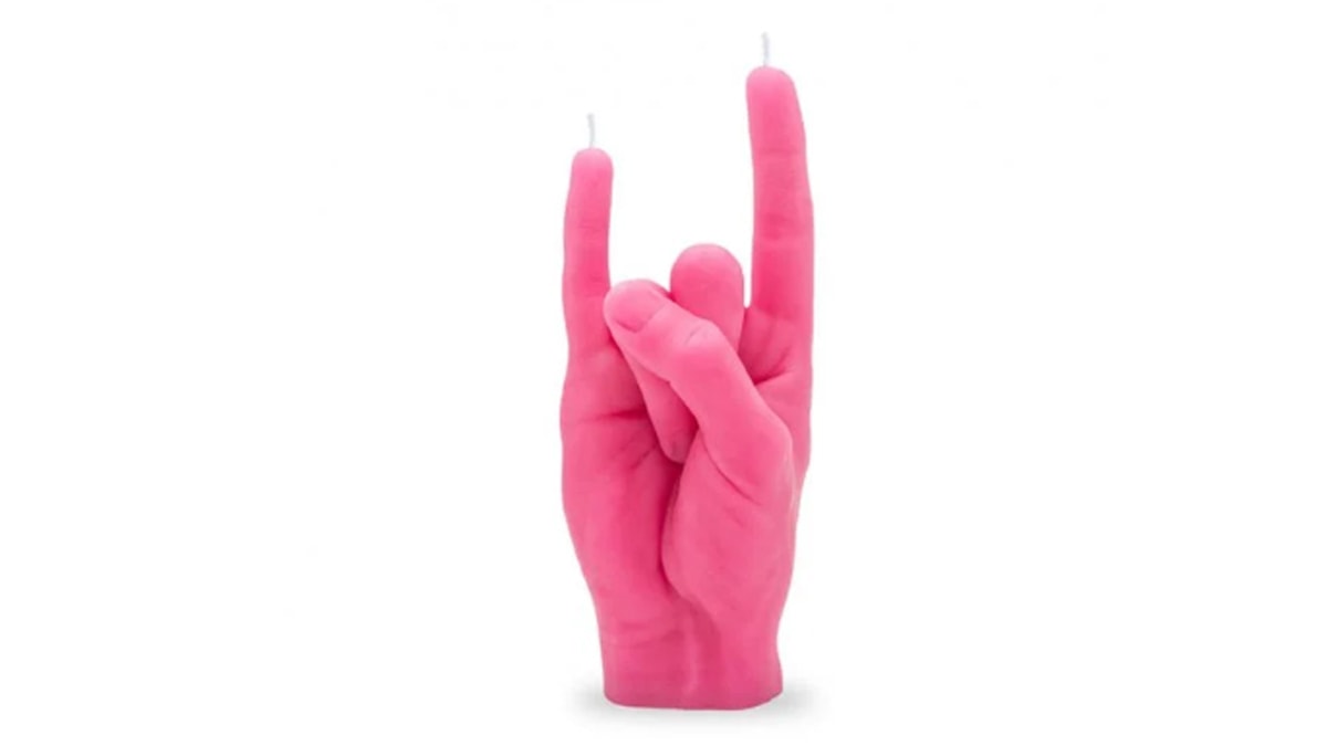 Hand Gesture Candle, Christmas Gift For Brothers