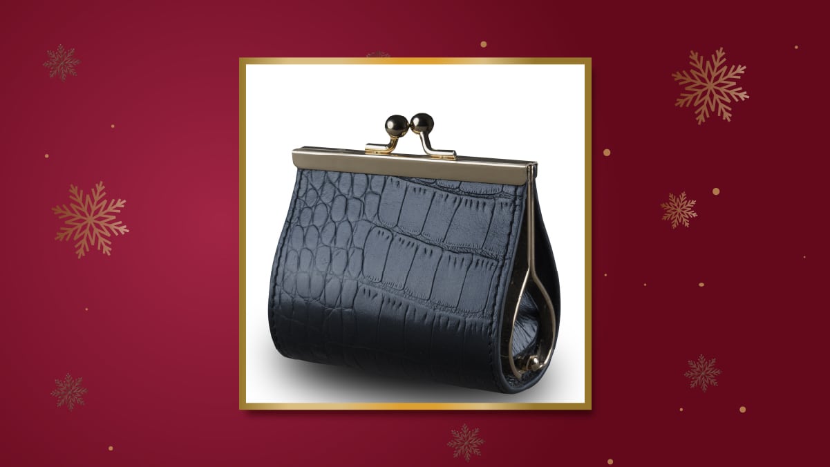 a black shiny clutch, Christmas Gift For Her