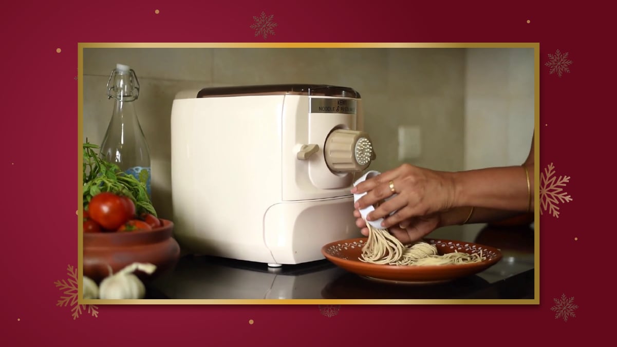 a girl is making pasta, Christmas Gift For Her