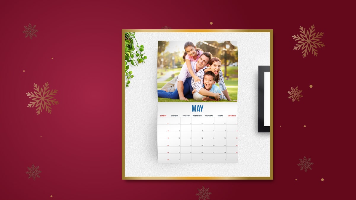  Photo Printed Calendar, Christmas Gift For Her