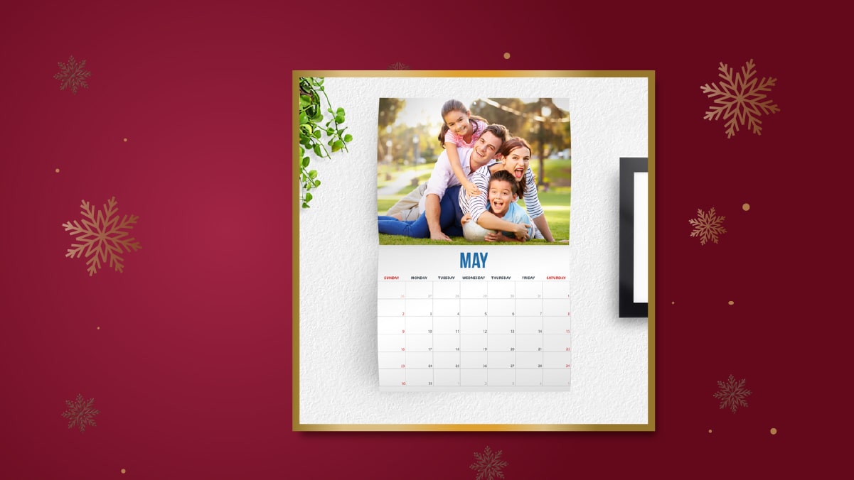 Photo Printed Calendar, Christmas Gift For Her