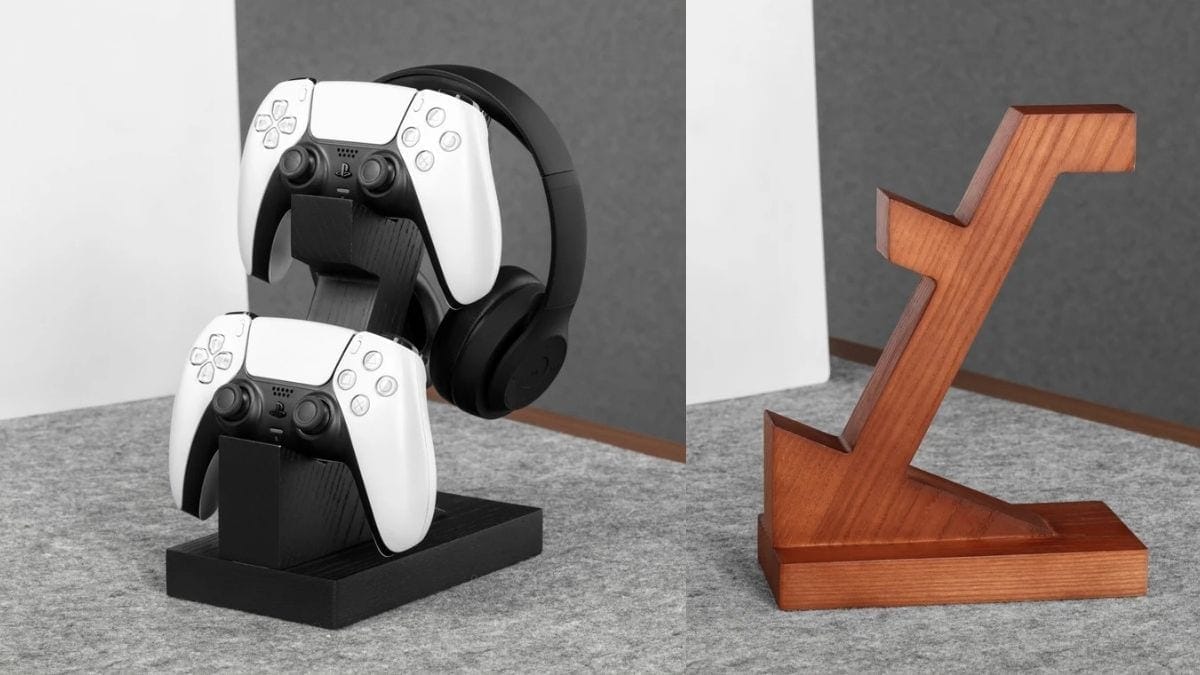headset and controller stand shown as gifts for gamers as Christmas Gifts For Brother-In-Law