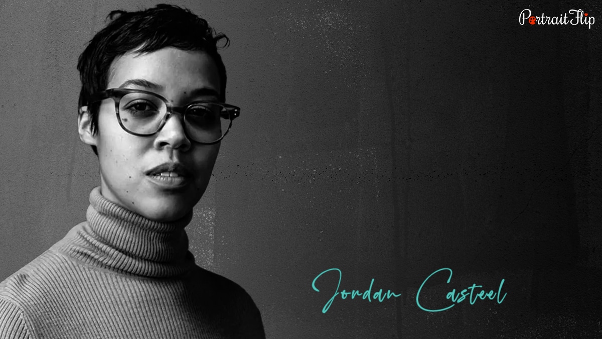Jordan Casteel, a female black artist
