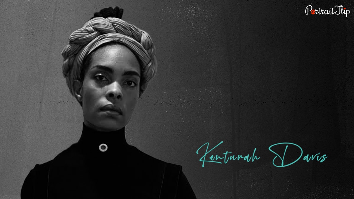 Kenturah Davis is a female contemporary black artist