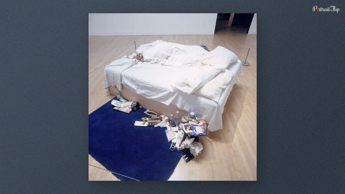 My bed by Tracy Emin. 